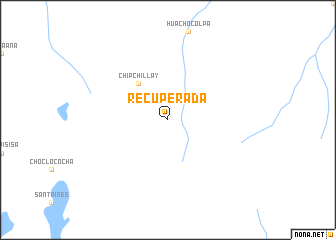 map of Recuperada
