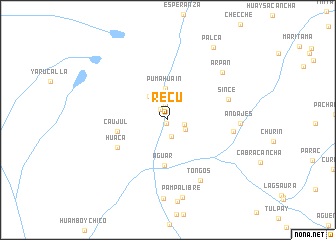 map of Recu