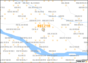 map of Reczyn