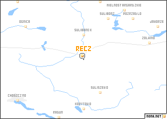 map of Recz