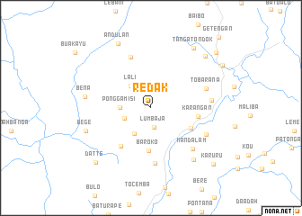 map of Redak