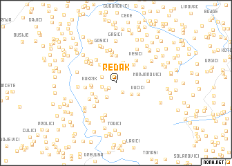 map of Redak