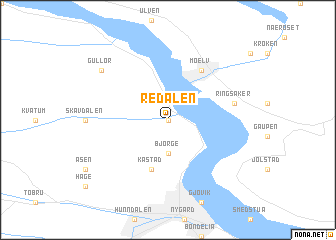 map of Redalen