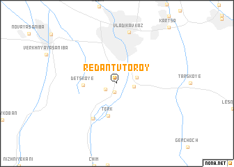 map of Redant Vtoroy