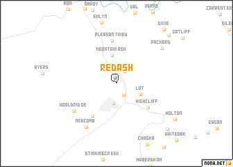 map of Red Ash