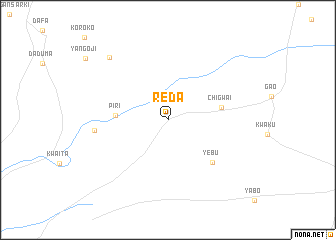 map of Reda