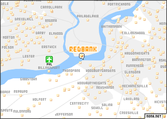 map of Red Bank