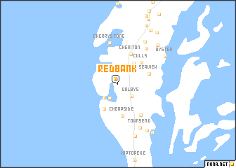 map of Red Bank