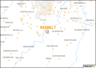 map of Red Belt
