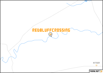 map of Red Bluff Crossing