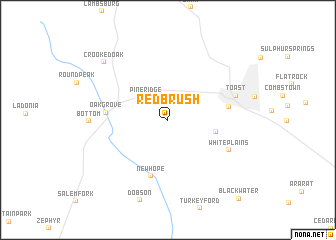 map of Red Brush
