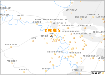 map of Red Bud