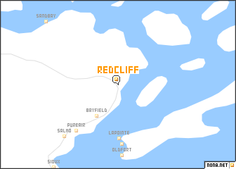 map of Red Cliff