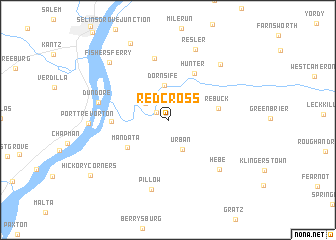 map of Red Cross