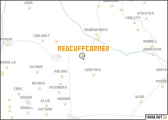 map of Redcuff Corner