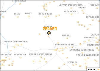 map of Redden