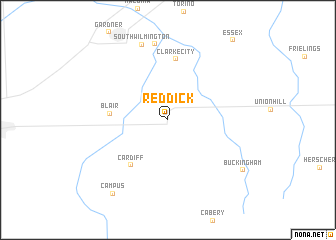 map of Reddick