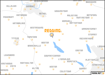 map of Redding