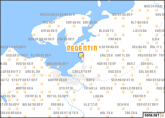 map of Redentin