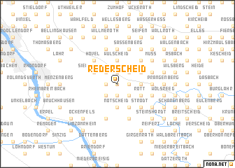 map of Rederscheid