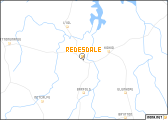 map of Redesdale