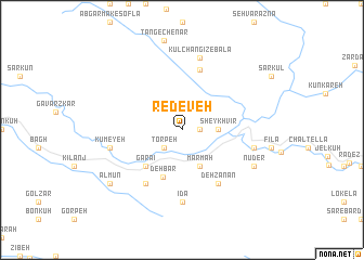 map of Redeveh