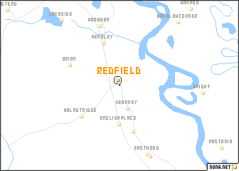 map of Redfield