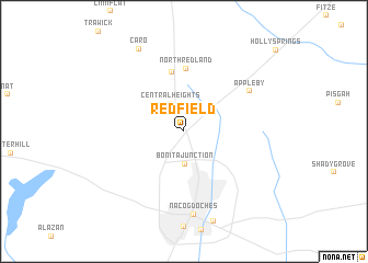 map of Redfield