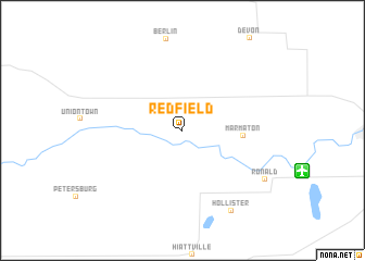 map of Redfield