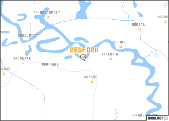 map of Red Fork