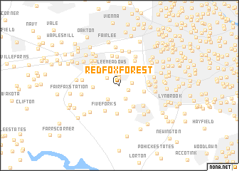 map of Red Fox Forest