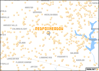 map of Red Fox Meadow