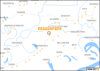 map of Red Gum Farm