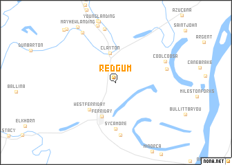 map of Red Gum