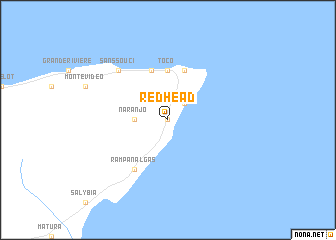 map of Redhead