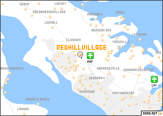 map of Red Hill Village