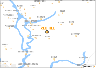 map of Red Hill