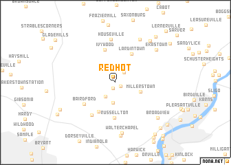 map of Red Hot