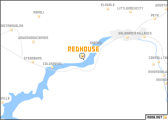 map of Red House