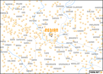 map of Rediān