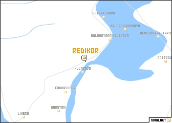 map of Redikor