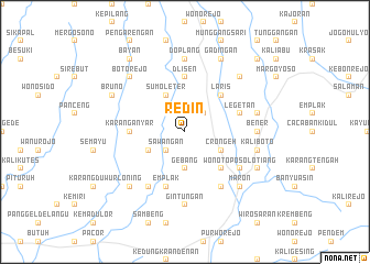 map of Redin