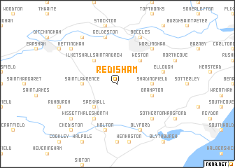 map of Redisham