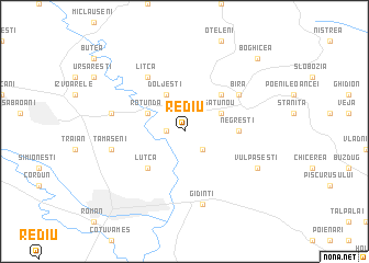 map of Rediu