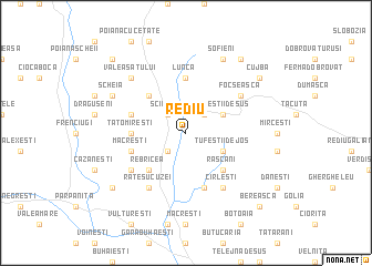 map of Rediu