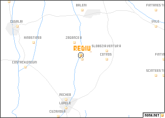 map of Rediu