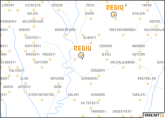 map of Rediu