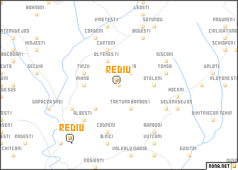 map of Rediu