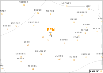 map of Redi