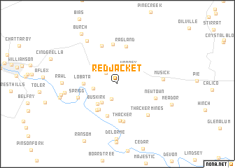 map of Red Jacket